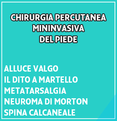 PERCUTANEA MININVASIVA DEL PIEDE